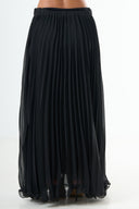 Plisse Skirt - Black