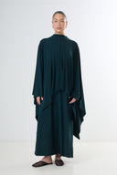 Poncho Premium Jersey Set - Dark green