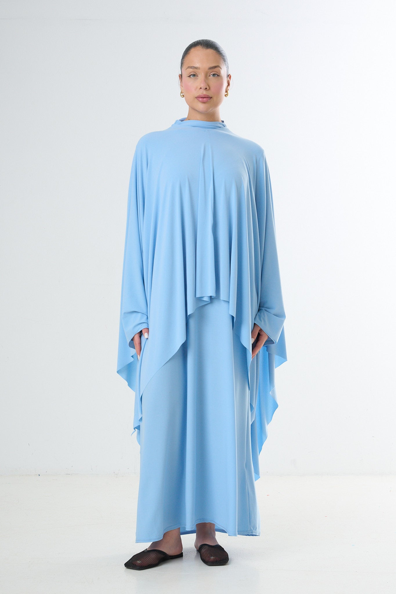 Poncho Premium Jersey Set - Light Blue-1