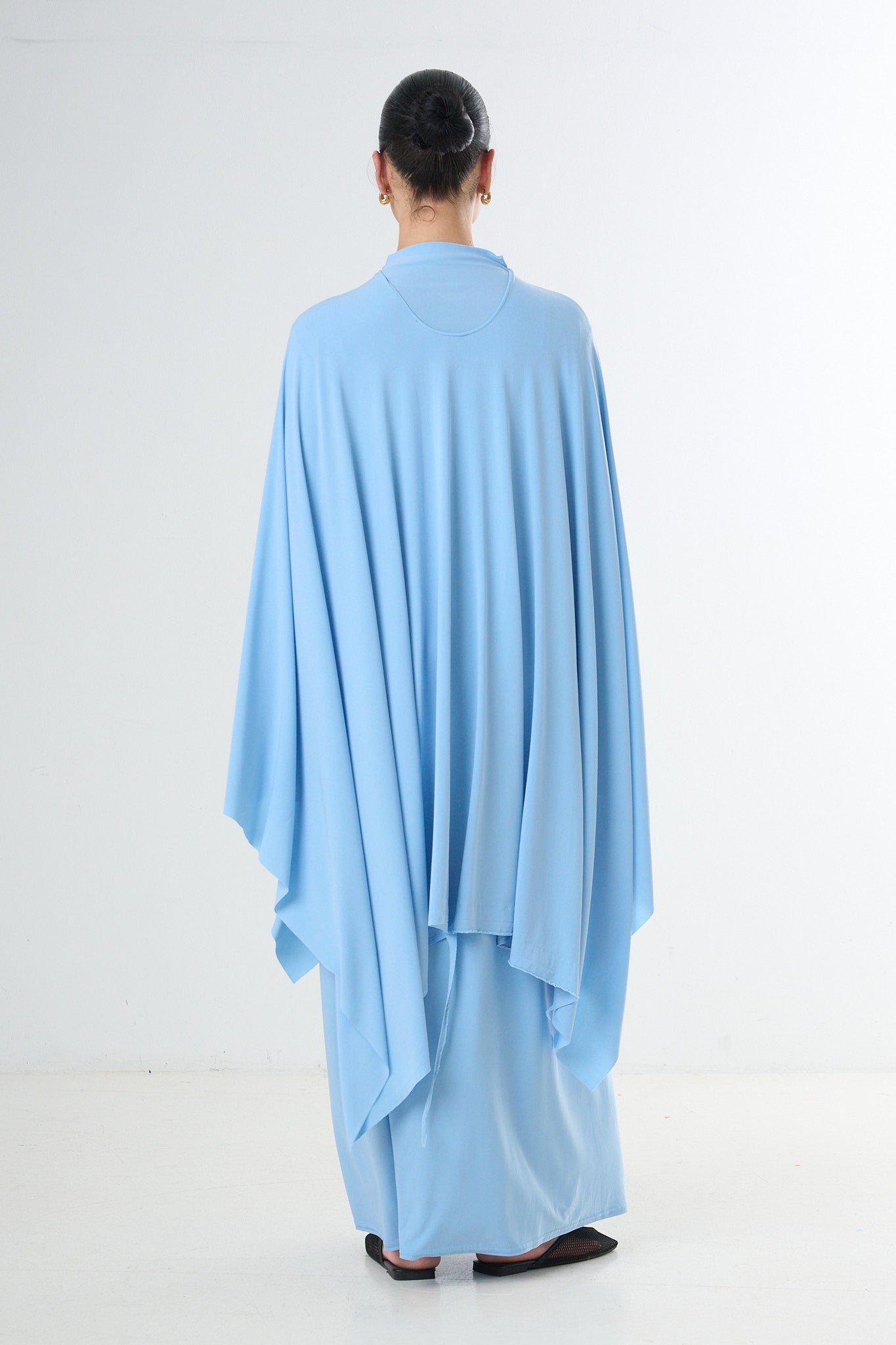 Poncho Premium Jersey Set - Light Blue-4