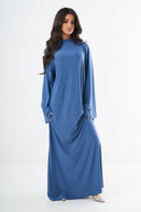 Premium Jersey Abaya - Indigo