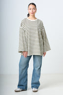 Premium Longsleeve Striped - Green
