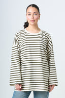 Premium Longsleeve Striped - Green