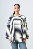 Premium Longsleeve Striped - Navy