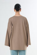 Premium Oversized T-shirt - Taupe