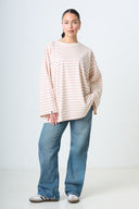 Premium Longsleeve Striped - Pink