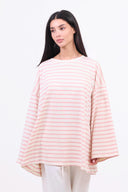 Premium Longsleeve Striped - Pink