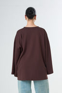 Premium Oversized T-shirt - Brown