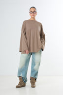 Premium Oversized T-shirt - Taupe
