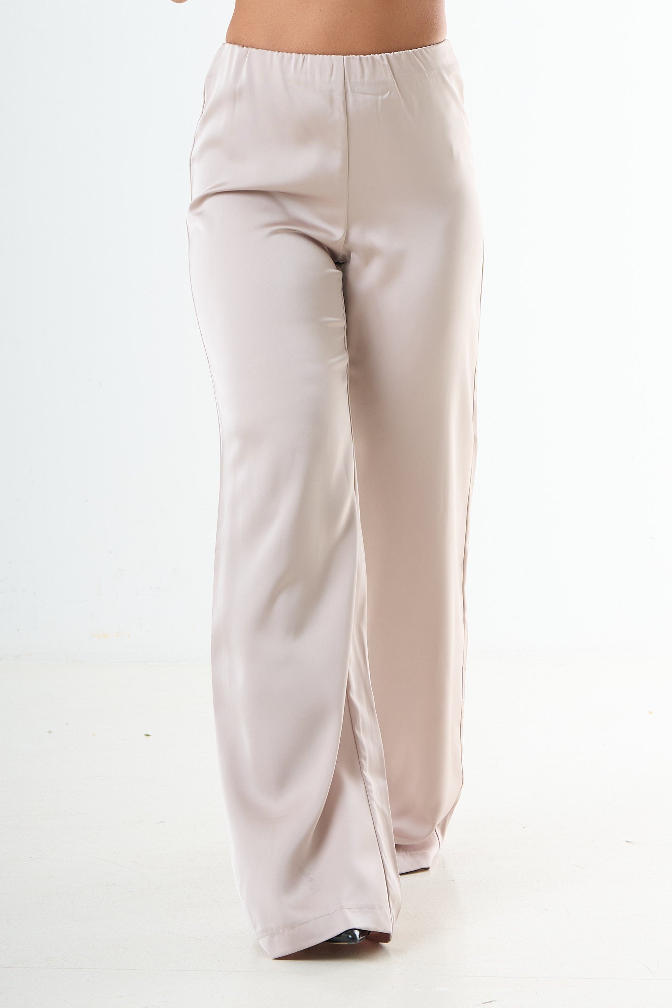 Seidenhose - Taupe-3