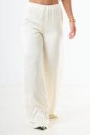 Silky pants - Cream