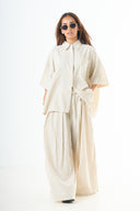 Sparkle Oversized Set - Cream