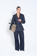 Structured Denim Blazer