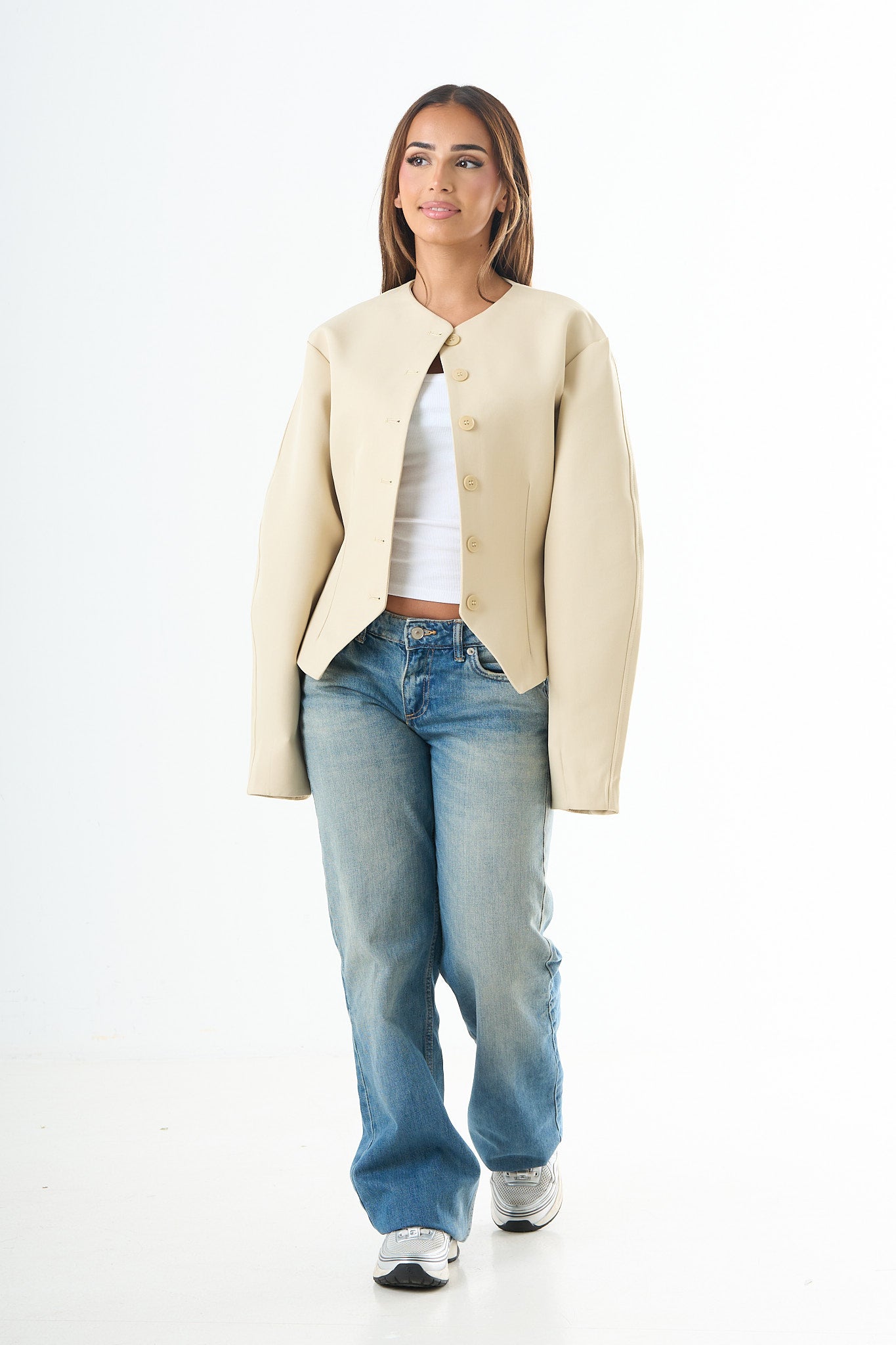 Structured statement blazer - Advocado-1