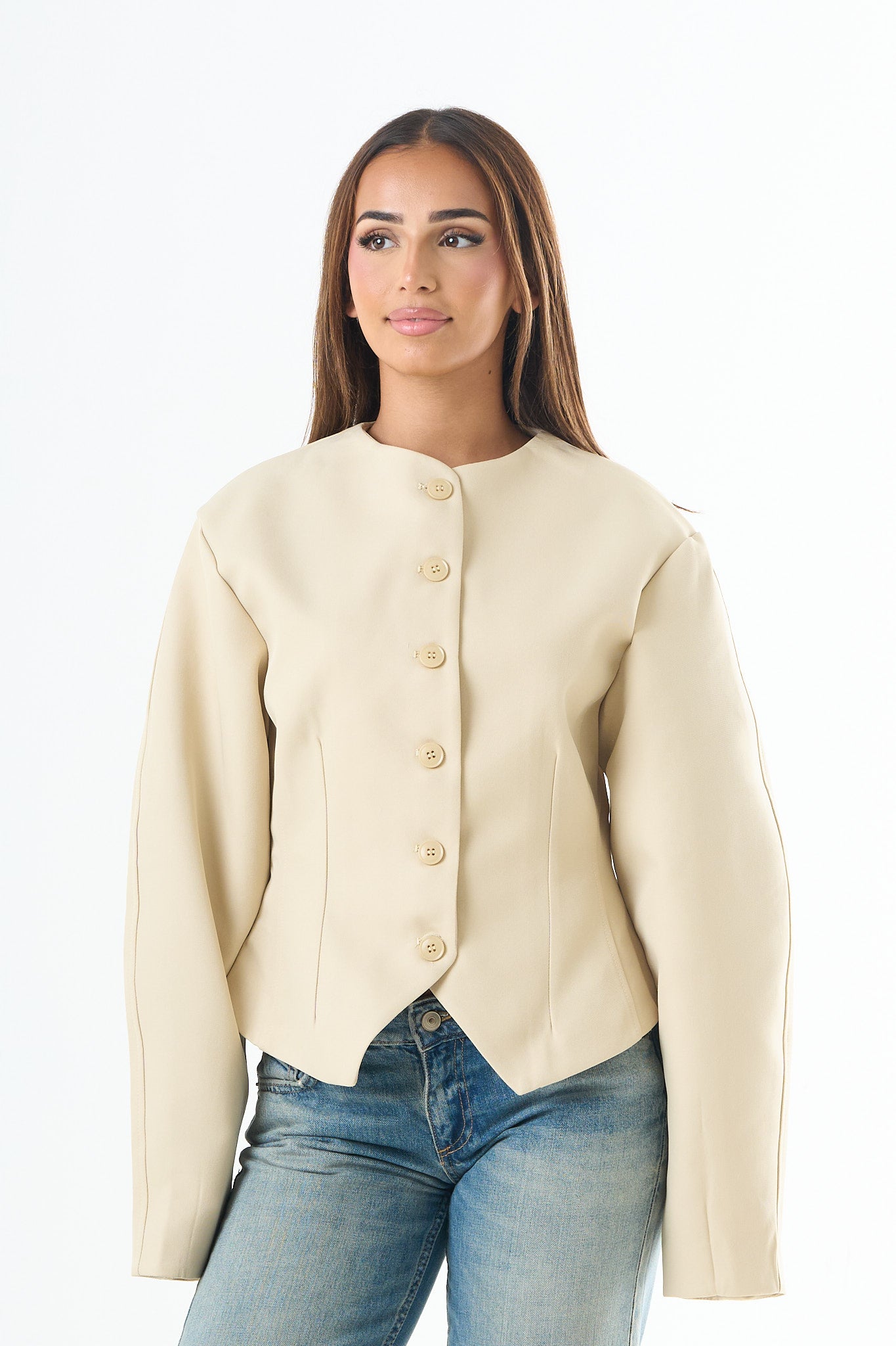 Structured statement blazer - Advocado-2