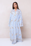 Sultana Gold Abaya - Blue