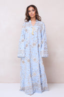 Sultana Gold Abaya - Blue
