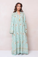 Sultana Gold Abaya - Green