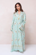 Sultana Gold Abaya - Green