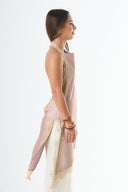 The Lace Halter Top - Mocha