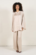 Two-Piece Modest Lounge Set - Beige