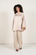 Two-Piece Modest Lounge Set - Beige