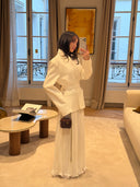 Wrapped Premium Blazer - White