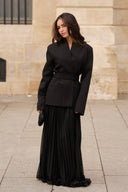 Wrapped Premium Blazer - Black