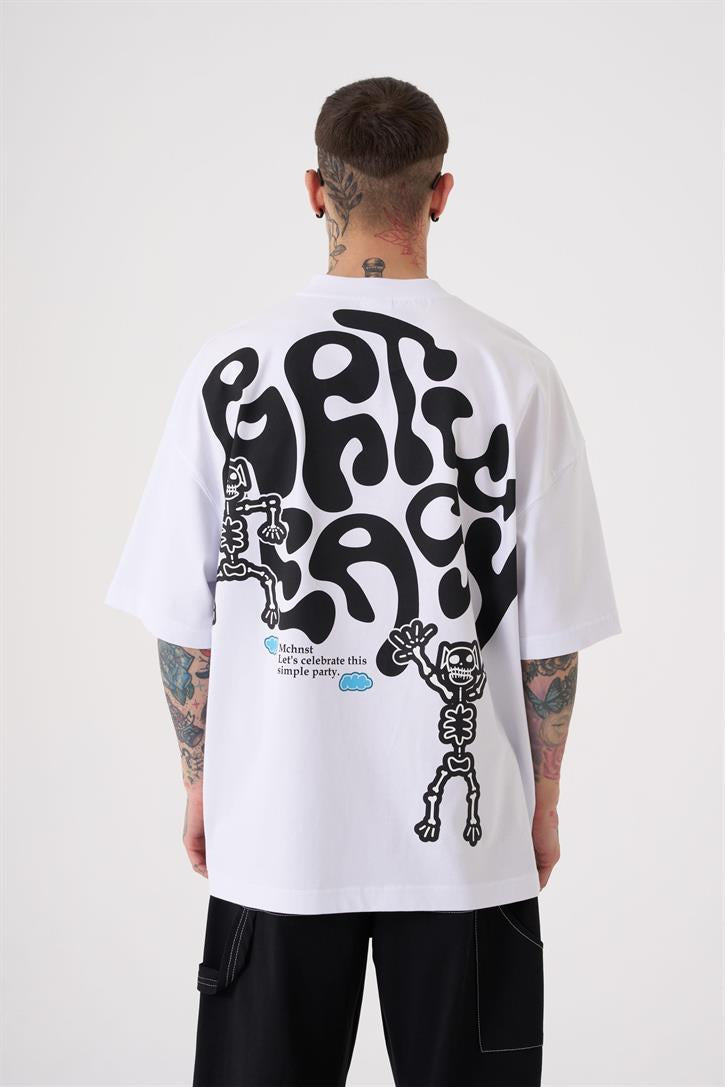 OVERSIZED PARTY T-SHIRT WHITE