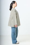 Premium Longsleeve Striped - Green
