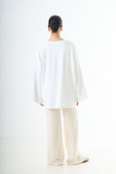 Premium Oversized Long Sleeve - White