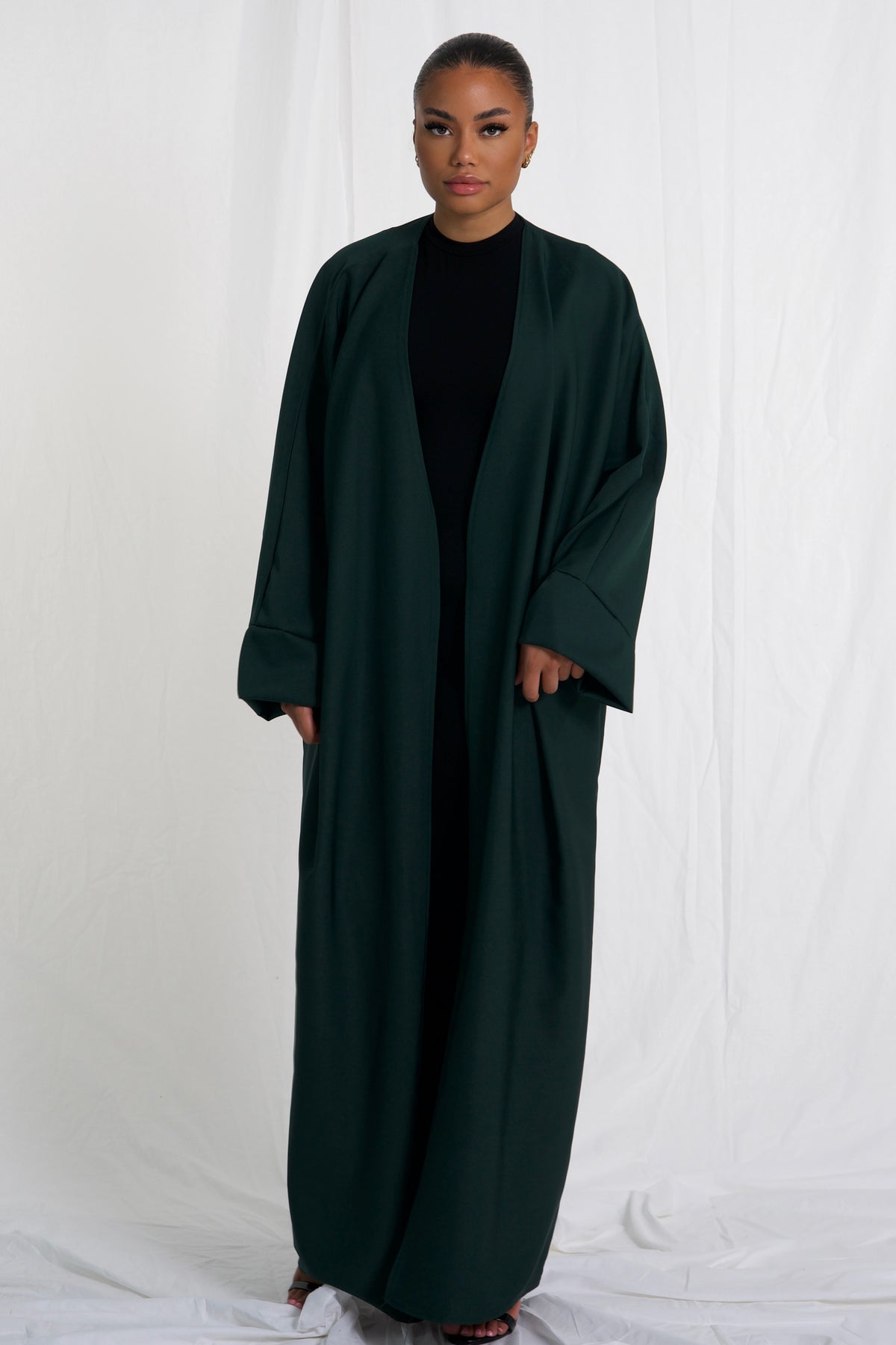 Green Basic Abaya