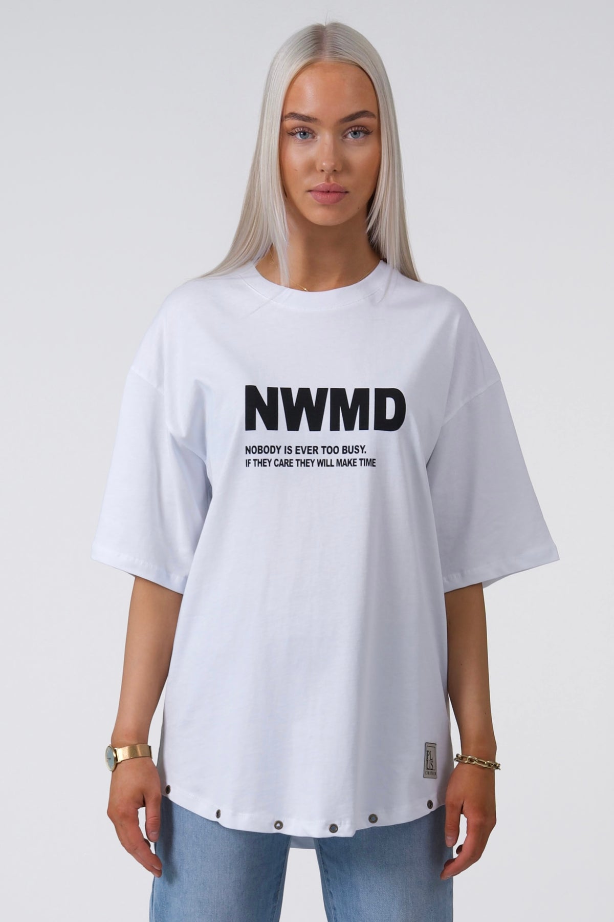 NWMD Oversized White T-shirt